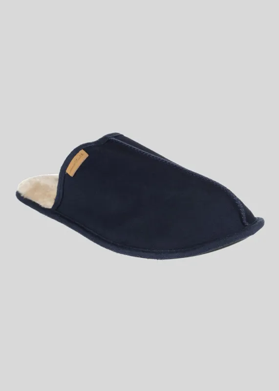 Hyatt Men's Mule Slipper - Navy made by Ben Sherman