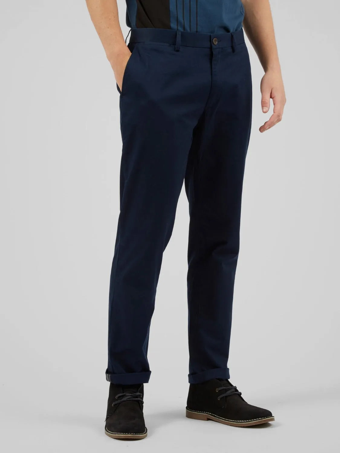 Signature Slim Stretch Chino Pant - Dark Navy sold by Ben Sherman