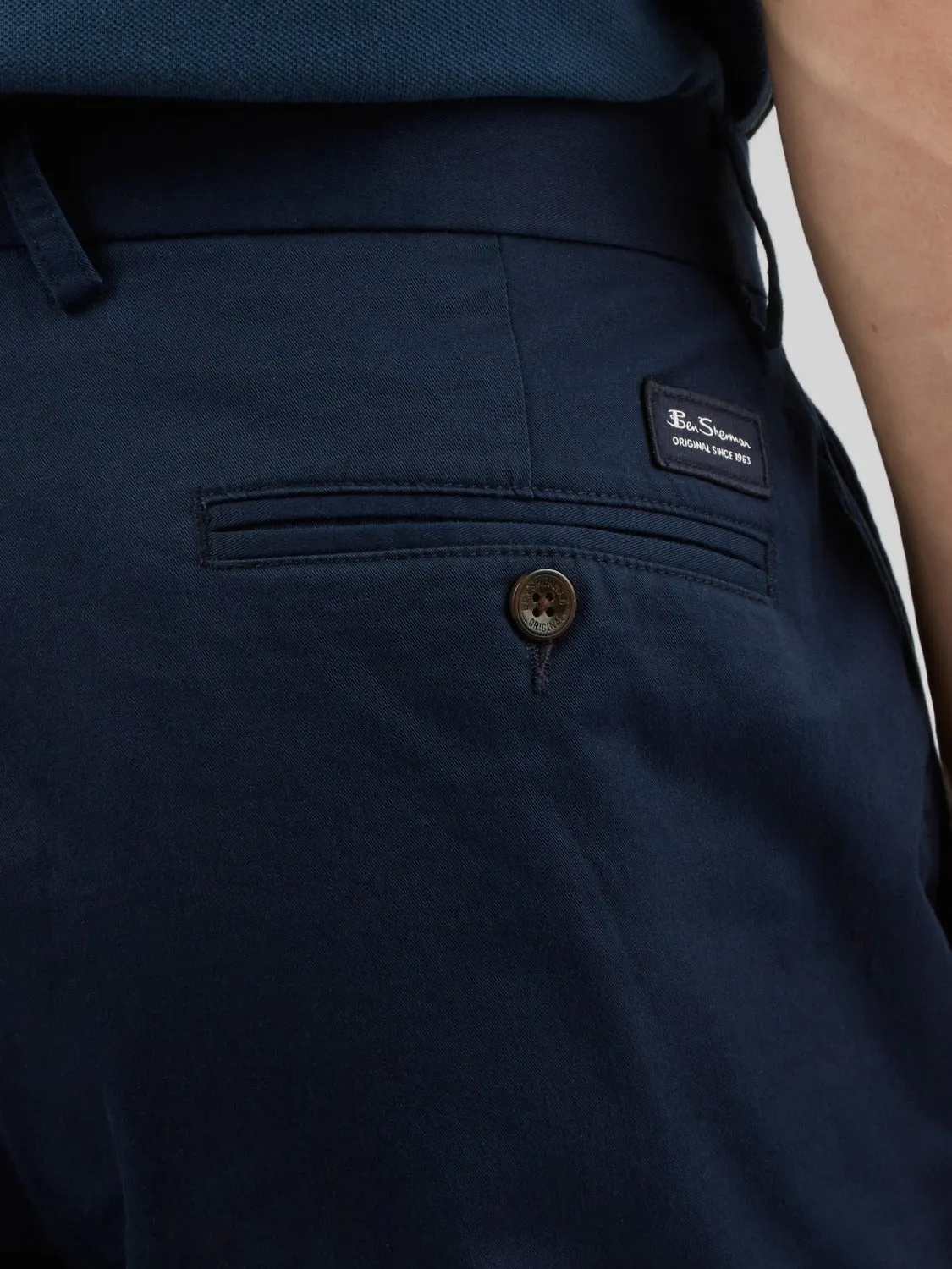 Signature Slim Stretch Chino Pant - Dark Navy sold by Ben Sherman product image thumbnail 4