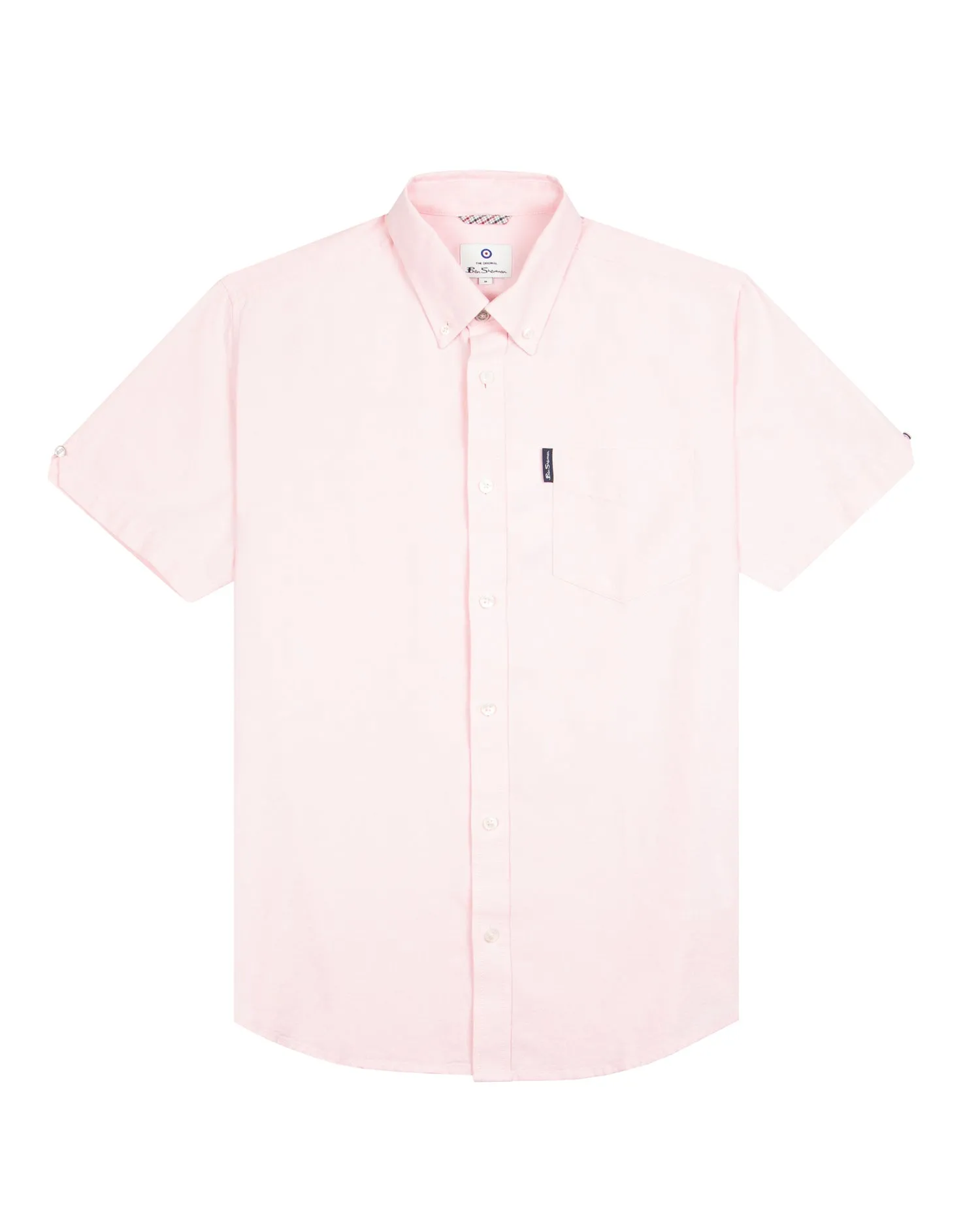 Short-Sleeve Signature Oxford Shirt - Light Pink sold by Ben Sherman product image thumbnail 5