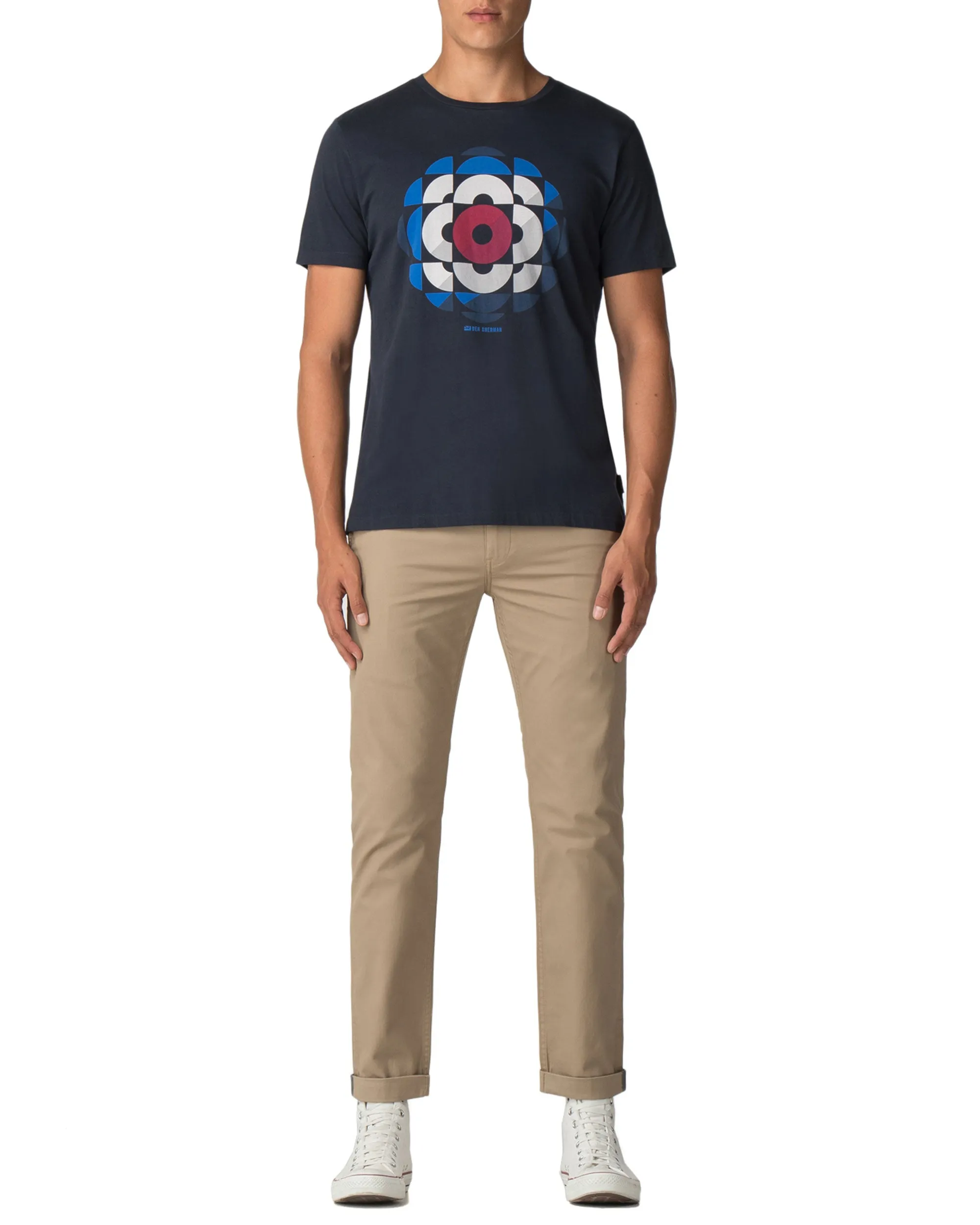 Shadow Target Graphic Tee - Midnight Navy sold by Ben Sherman product image thumbnail 2