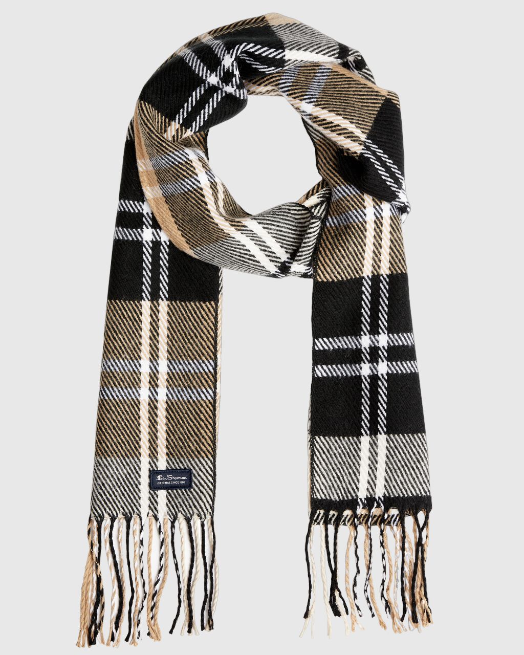 Signature Plaid Scarf sold by Ben Sherman product image thumbnail 3