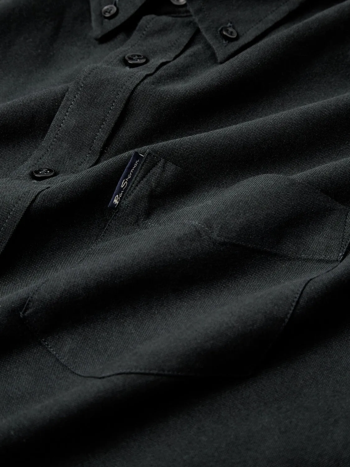 Signature Organic Oxford Shirt - Black sold by Ben Sherman product image thumbnail 4