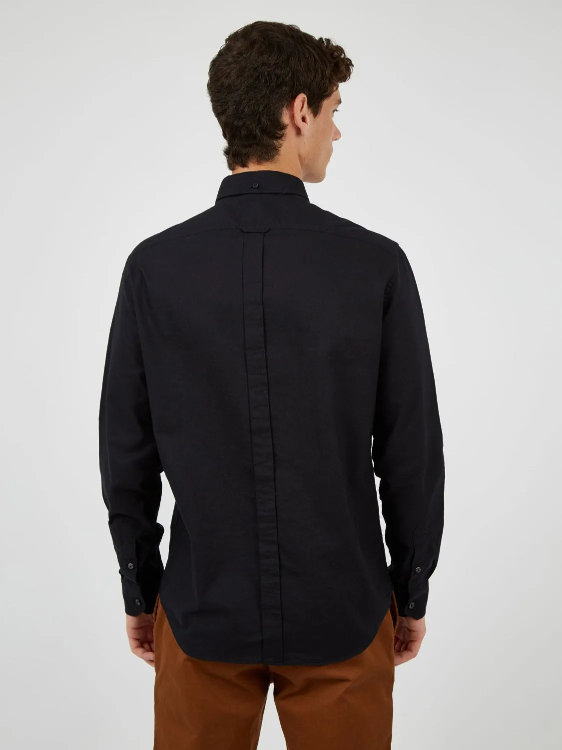 Signature Organic Oxford Shirt - Black sold by Ben Sherman product image thumbnail 3