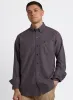 Beatnik Oxford Garment Dye Shirt - Charcoal sold by Ben Sherman