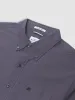 Beatnik Oxford Garment Dye Shirt - Charcoal sold by Ben Sherman