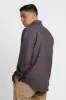 Beatnik Oxford Garment Dye Shirt - Charcoal sold by Ben Sherman