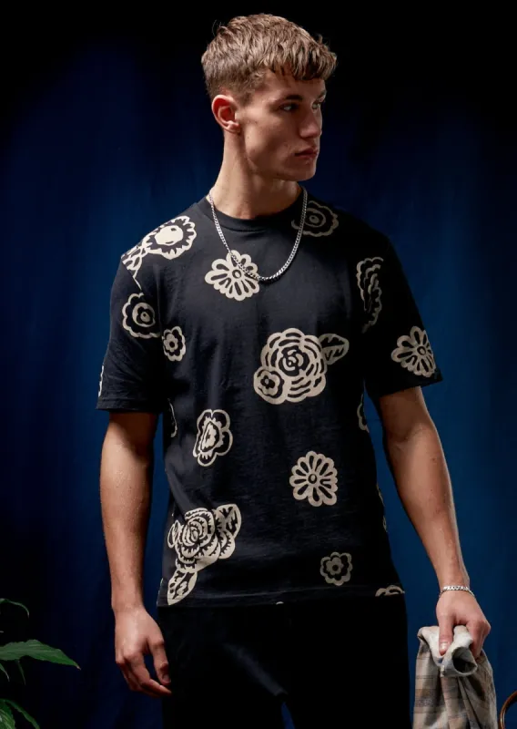 Scattered Floral Graphic Tee sold by Ben Sherman