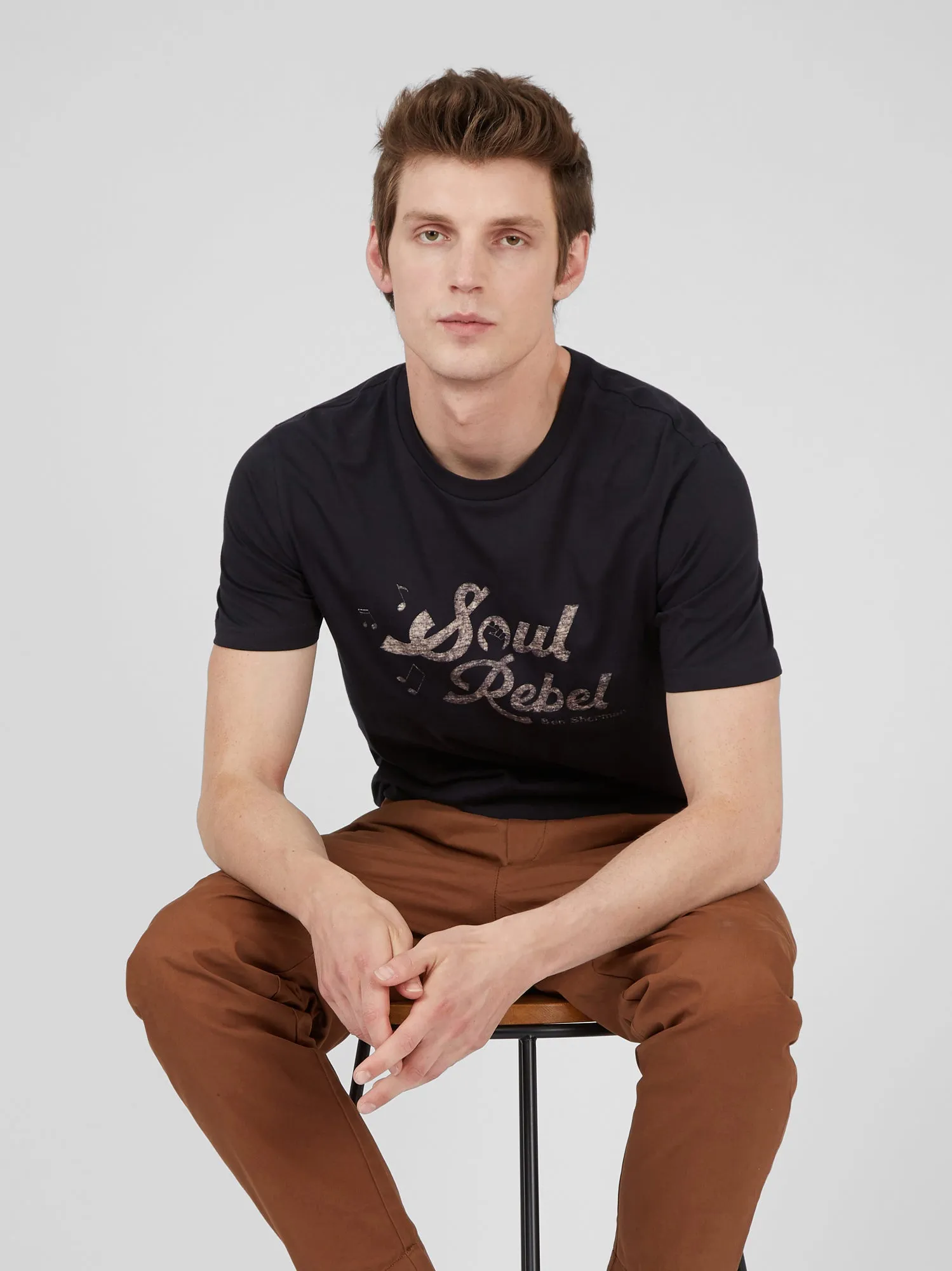 Retro Type Graphic Tee - Black sold by Ben Sherman product image thumbnail 4