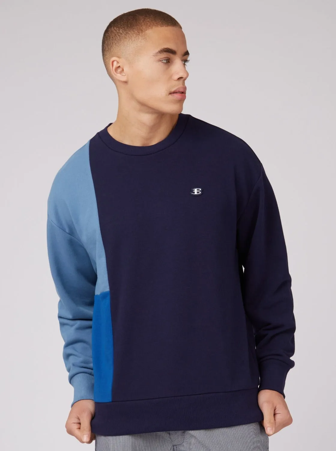 B by Ben Sherman Colorblock Crewneck sold by Ben Sherman product image thumbnail 2