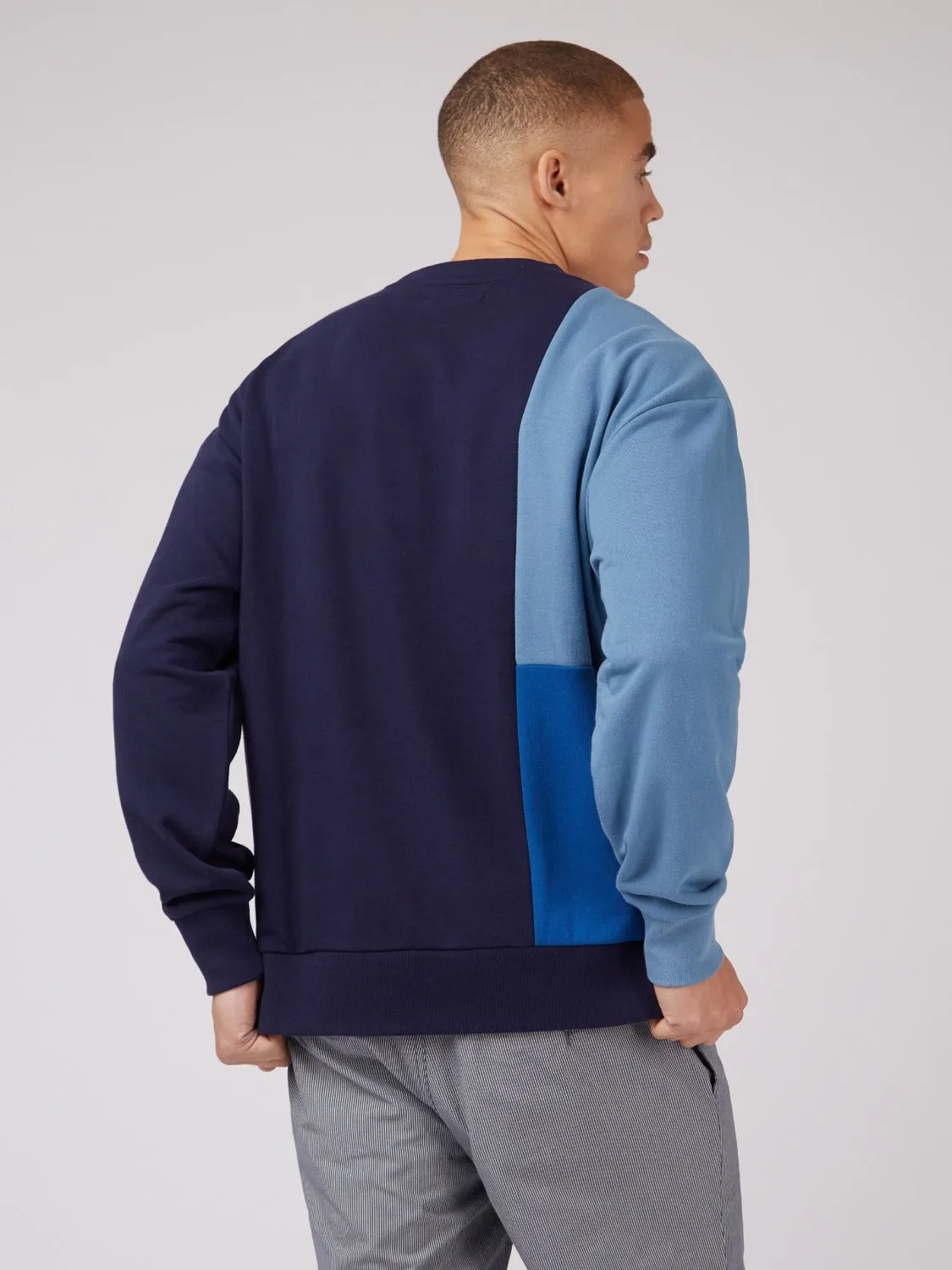 B by Ben Sherman Colorblock Crewneck sold by Ben Sherman product image thumbnail 5