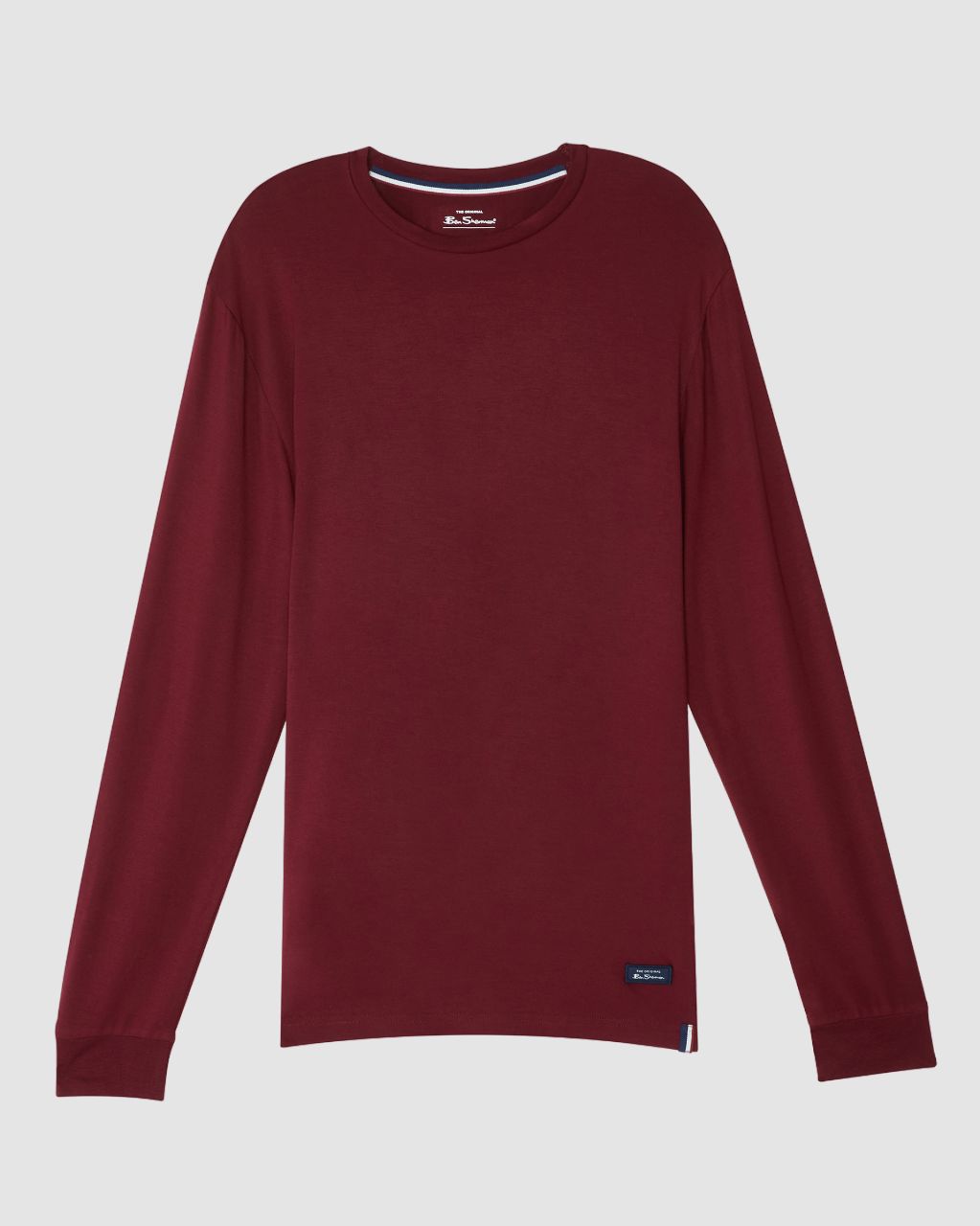 Long-Sleeve Lounge Tee - Burgundy sold by Ben Sherman