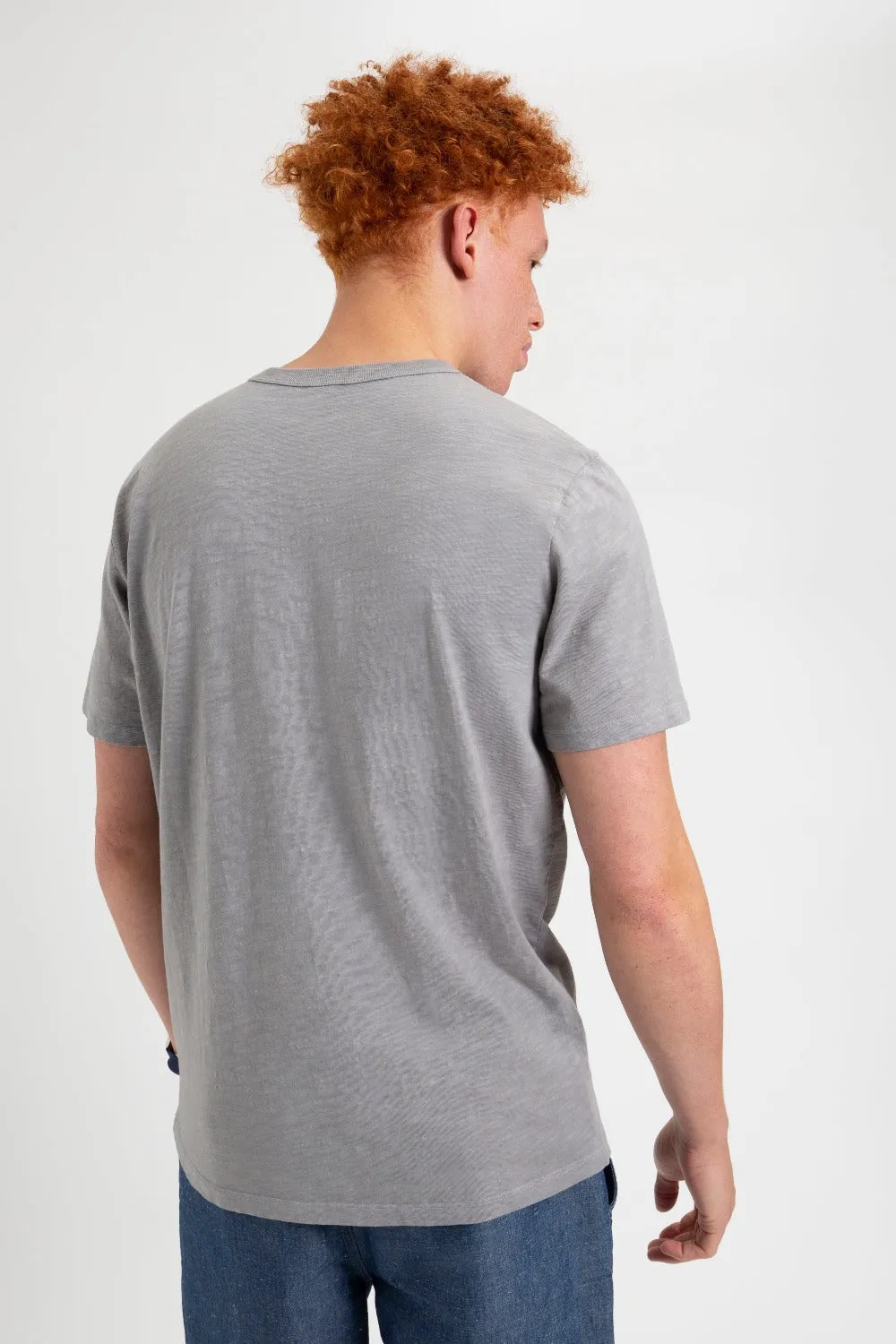 Garment Dye Beatnik T-Shirt - Zinc sold by Ben Sherman product image thumbnail 4