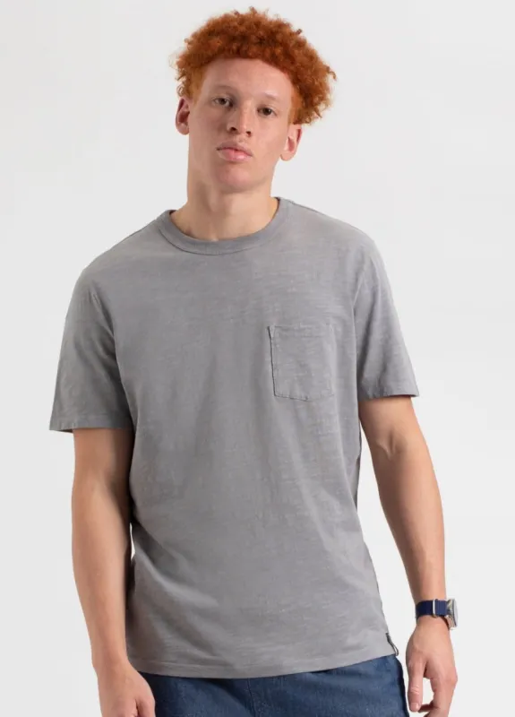 Garment Dye Beatnik T-Shirt - Zinc sold by Ben Sherman
