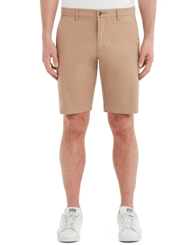 Brushed Stretch Cotton Short - Stone made by Ben Sherman