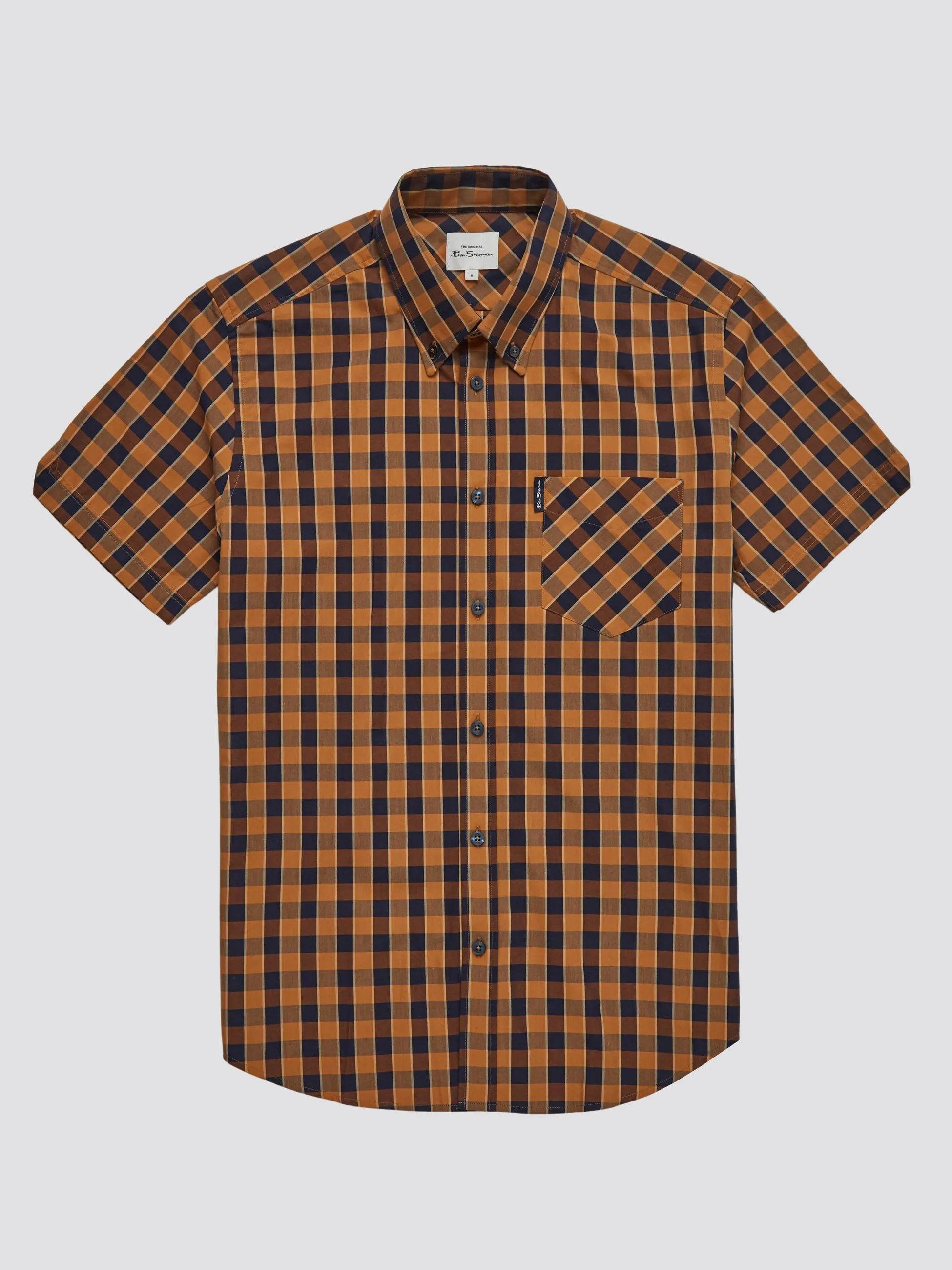 Gingham Check Short-Sleeve Shirt sold by Ben Sherman product image thumbnail 5