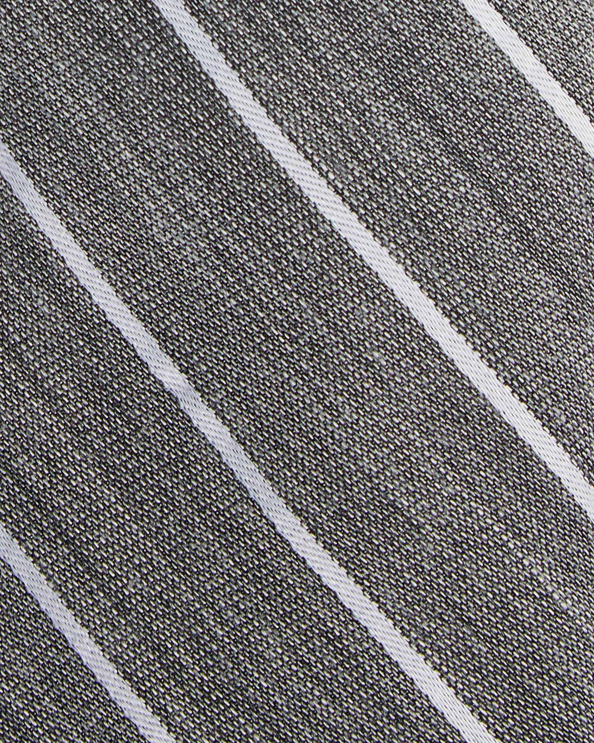 Kalvin Stripe Silk Neck Tie - Silver sold by Ben Sherman product image thumbnail 3
