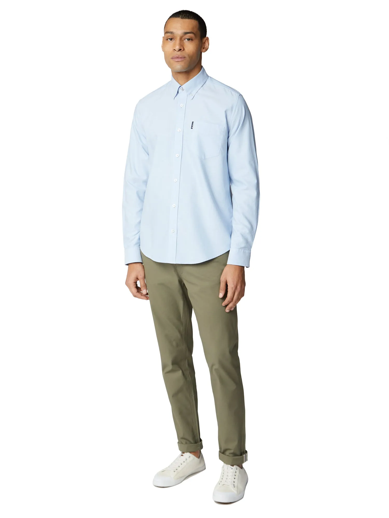Long-Sleeve Signature Oxford Shirt - Sky sold by Ben Sherman product image thumbnail 4