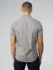 Signature Short Sleeve Gingham Shirt - Copper Orange sold by Ben Sherman