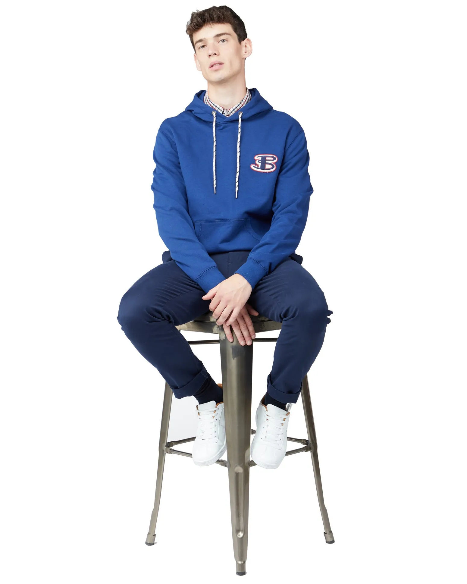 B by Ben Sherman Logo Hoodie - Ink sold by Ben Sherman product image thumbnail 4