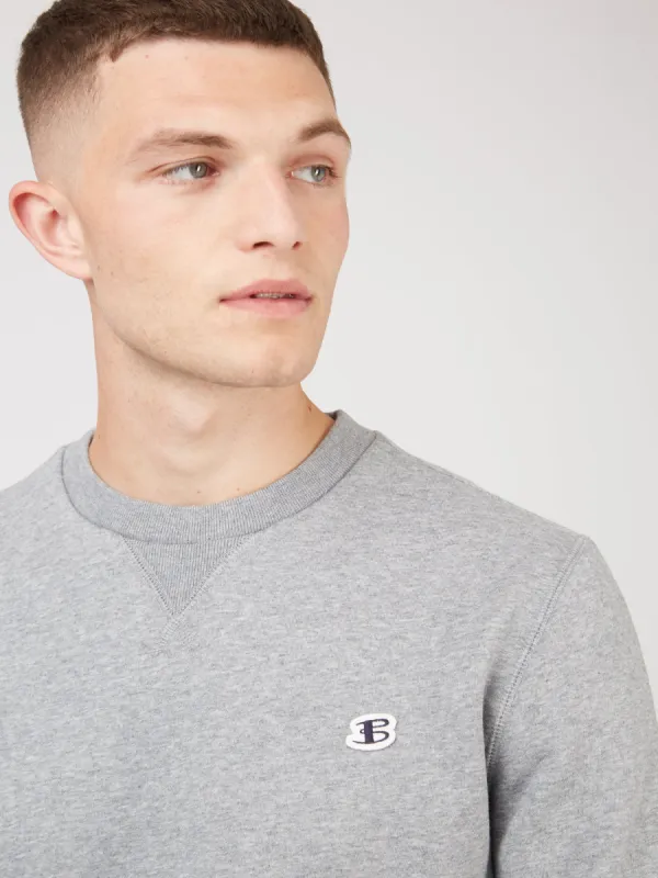B by Ben Sherman Crewneck Sweatshirt - Steel made by Ben Sherman