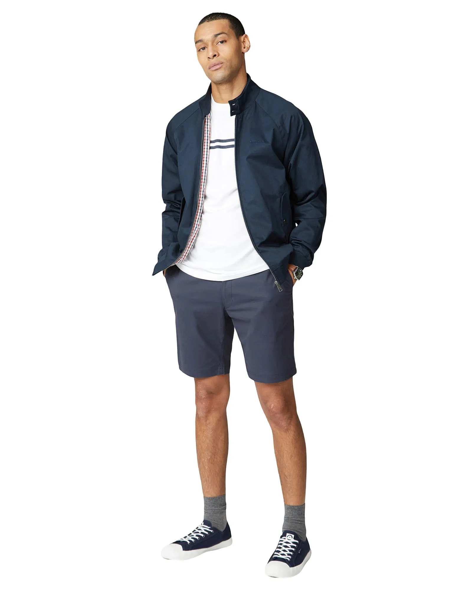 Printed Chest Stripe Tee - White sold by Ben Sherman product image thumbnail 5