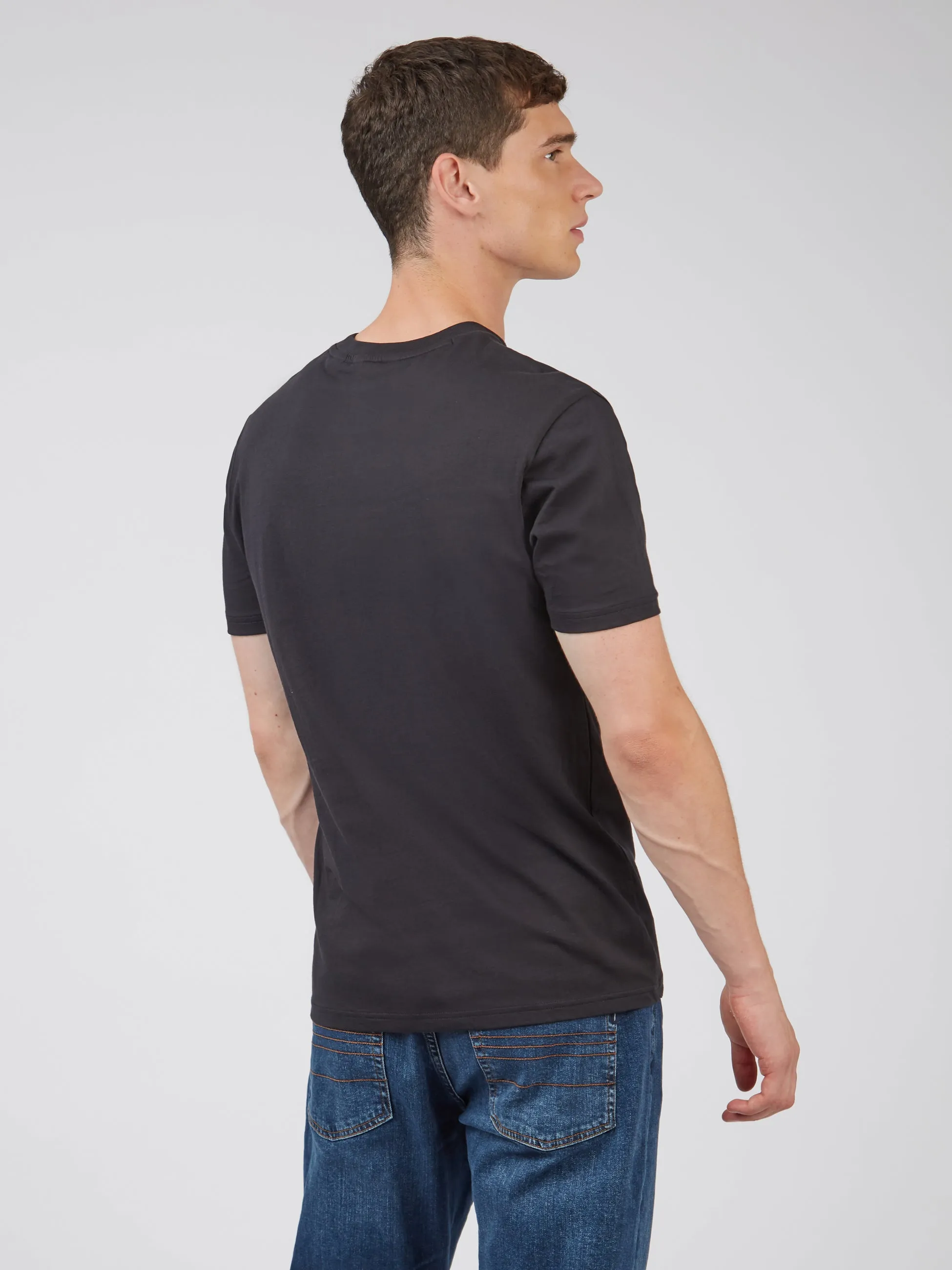 Organic Jersey Culture Graphic Tee - Black sold by Ben Sherman product image thumbnail 5