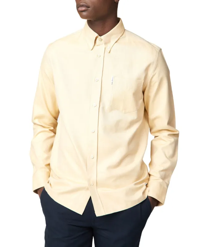 Long-Sleeve Archive Benny Shirt - Dijon sold by Ben Sherman