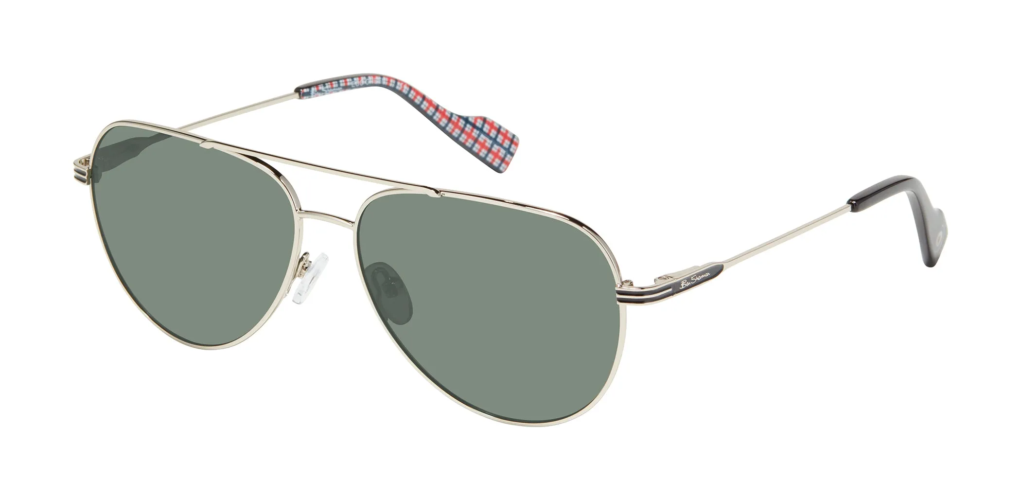 Shaftesbury Polarized Oversized Aviator Sunglasses sold by Ben Sherman product image thumbnail 2
