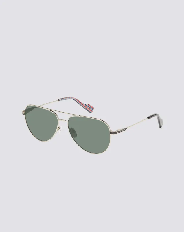 Shaftesbury Polarized Oversized Aviator Sunglasses sold by Ben Sherman