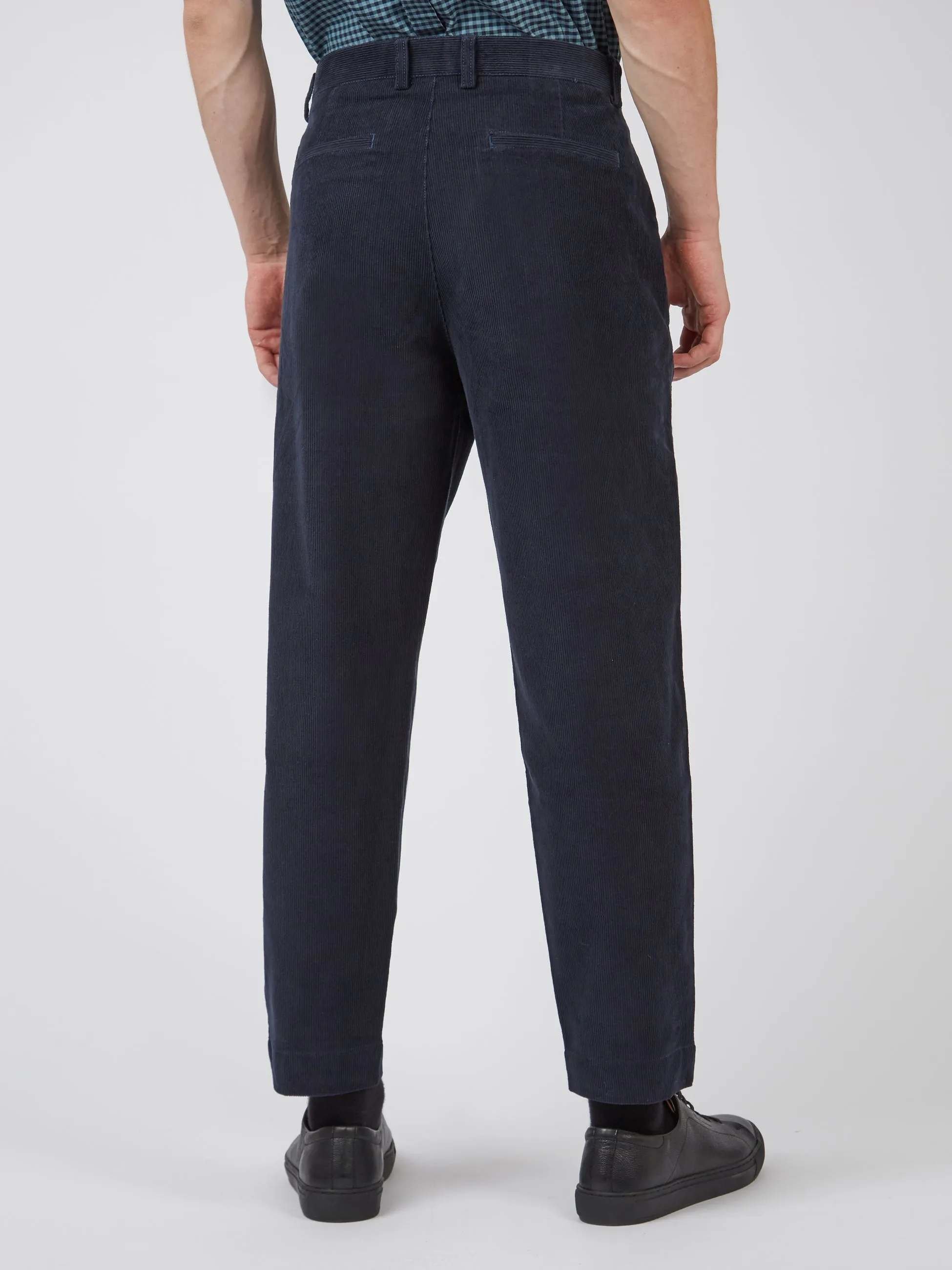 Tapered Corduroy Trouser - Midnight sold by Ben Sherman product image thumbnail 3