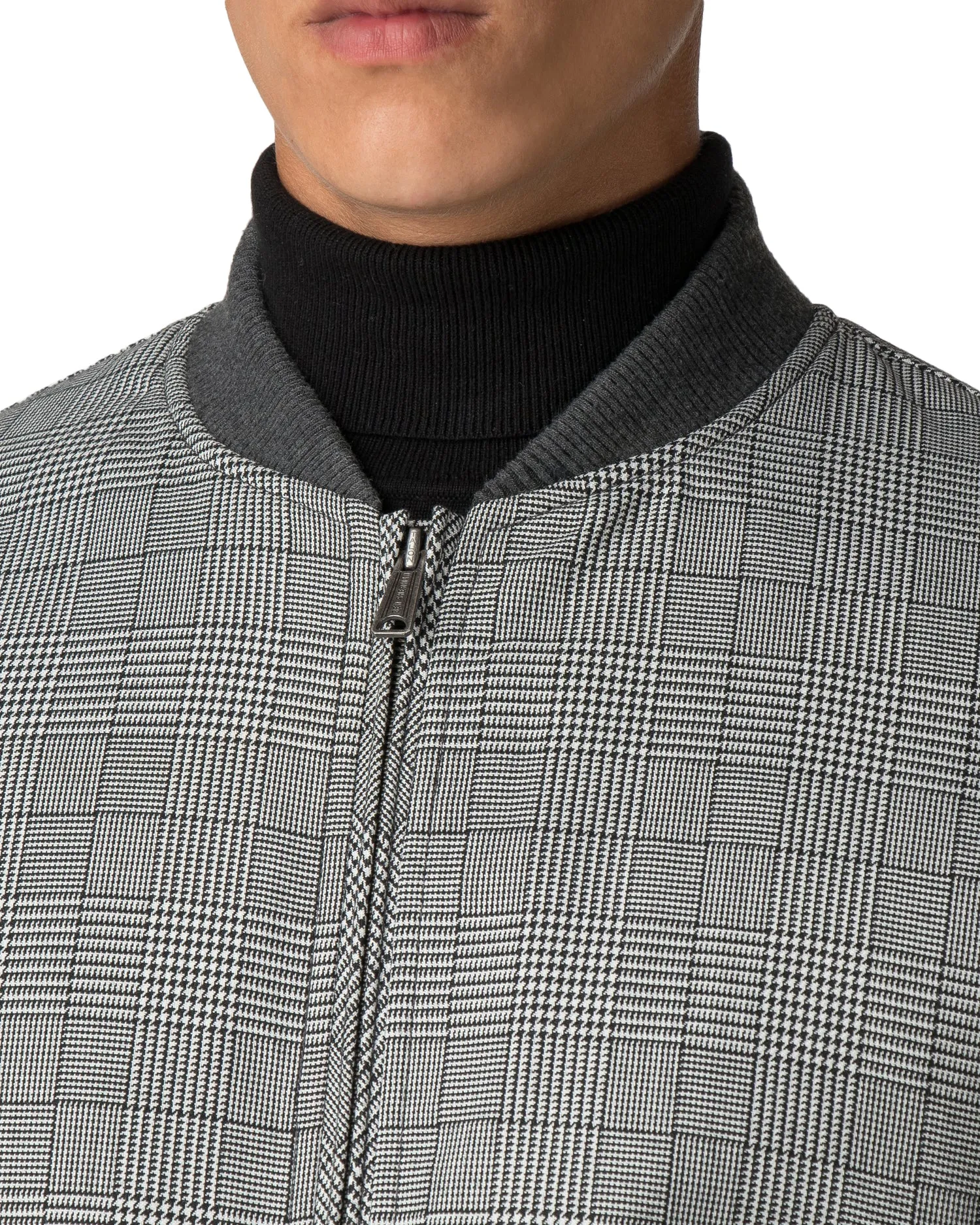 Checked Bomber Jacket - Black sold by Ben Sherman product image thumbnail 2