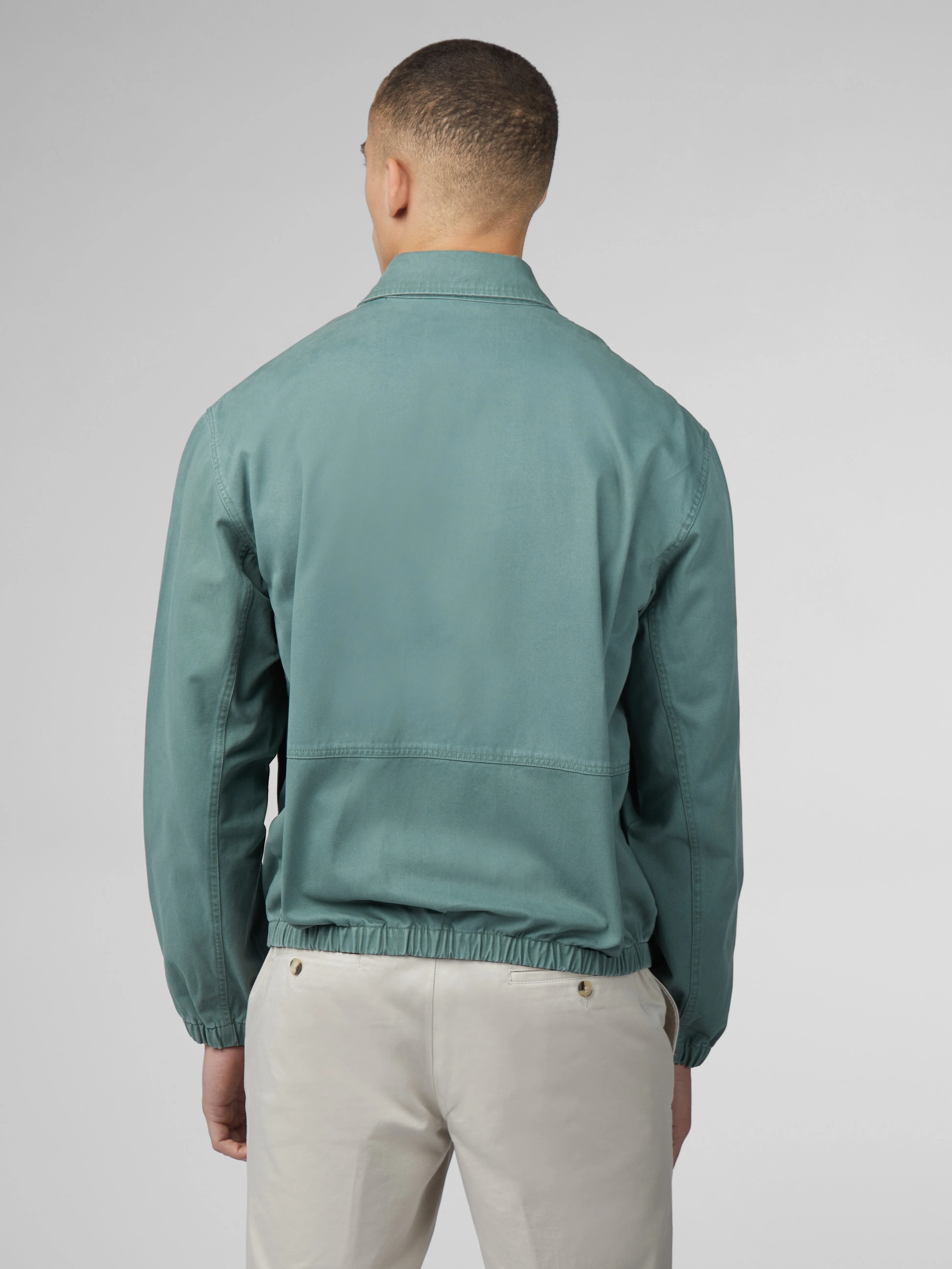 B by Ben Sherman Sports Blouson Jacket - Sage sold by Ben Sherman product image thumbnail 4