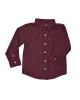 Boys' Red & Black Plaid with Blue Yarn Dyed Shirt (Sizes 4-7) sold by Ben Sherman