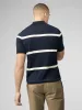 Signature Argyle Stripe Polo - Dark Navy sold by Ben Sherman