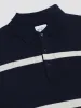 Signature Argyle Stripe Polo - Dark Navy sold by Ben Sherman