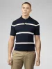 Signature Argyle Stripe Polo - Dark Navy sold by Ben Sherman