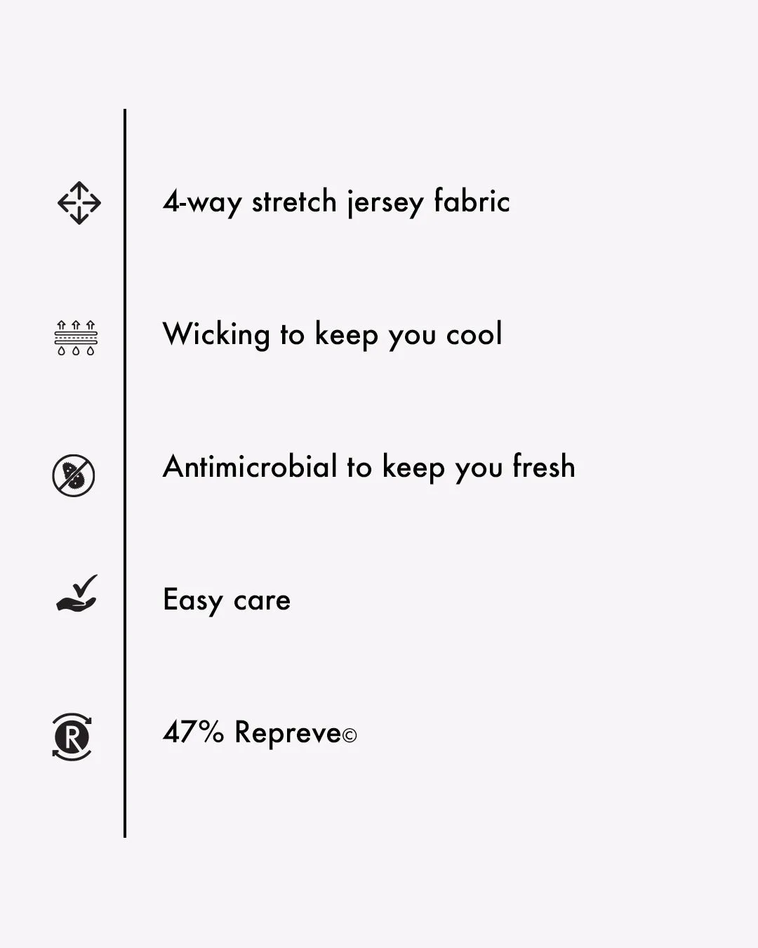 Performance Stretch Marl T-Shirt - Black sold by Ben Sherman product image thumbnail 4