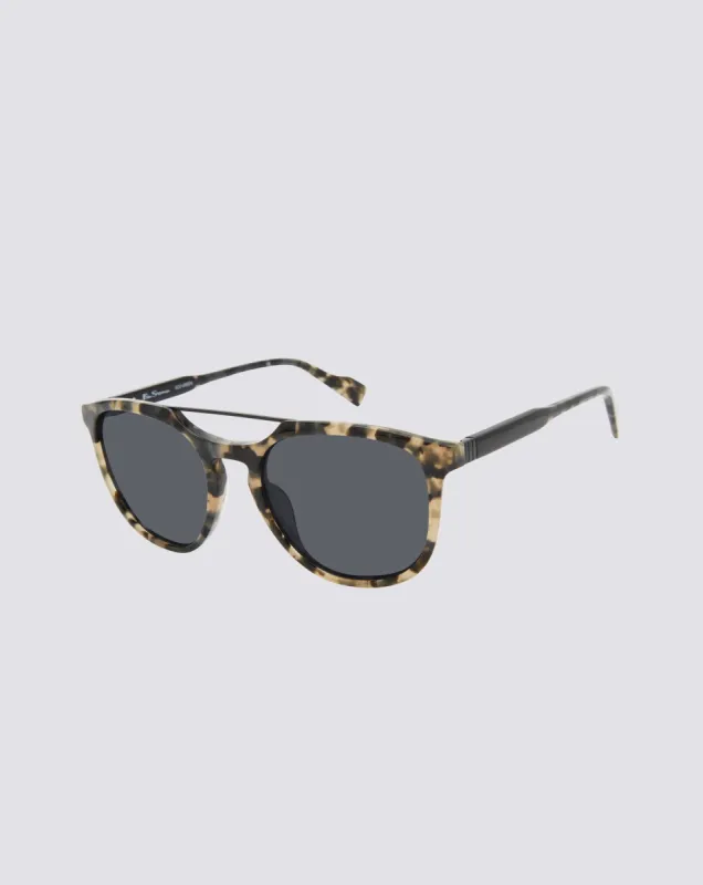 Queensway Polarized Tortoise Sunglasses sold by Ben Sherman