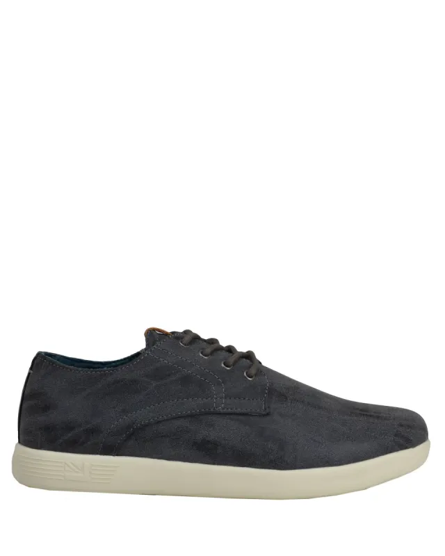 Parnell Distressed Oxford Sneaker - Charcoal sold by Ben Sherman