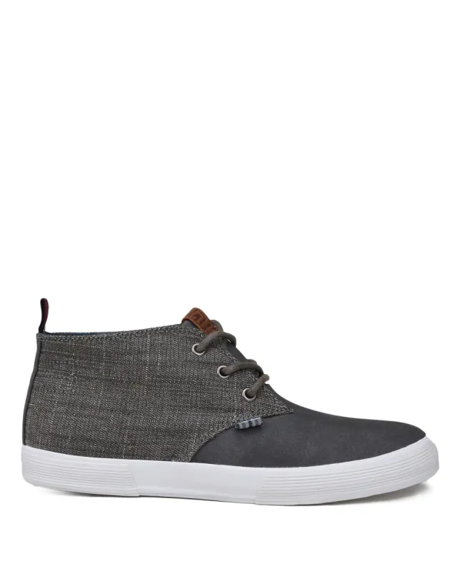 Bradford Denim/Suede Chukka - Grey/White sold by Ben Sherman