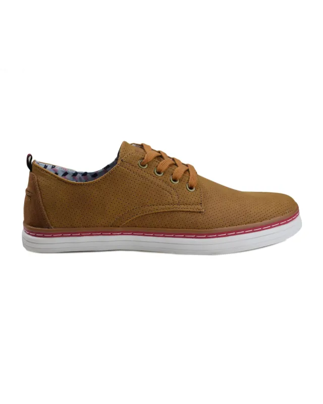 Bulldog Derby Plain Toe Shoe - Tan sold by Ben Sherman