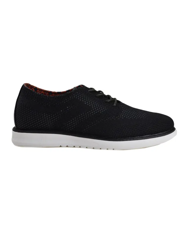 Nu Flyknit Casual Wingtip Shoe - Black Multi sold by Ben Sherman