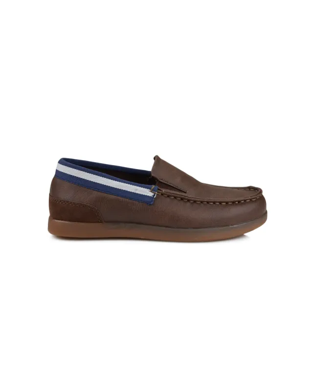 Boys' Casual Slip-On Loafer - Tan sold by Ben Sherman