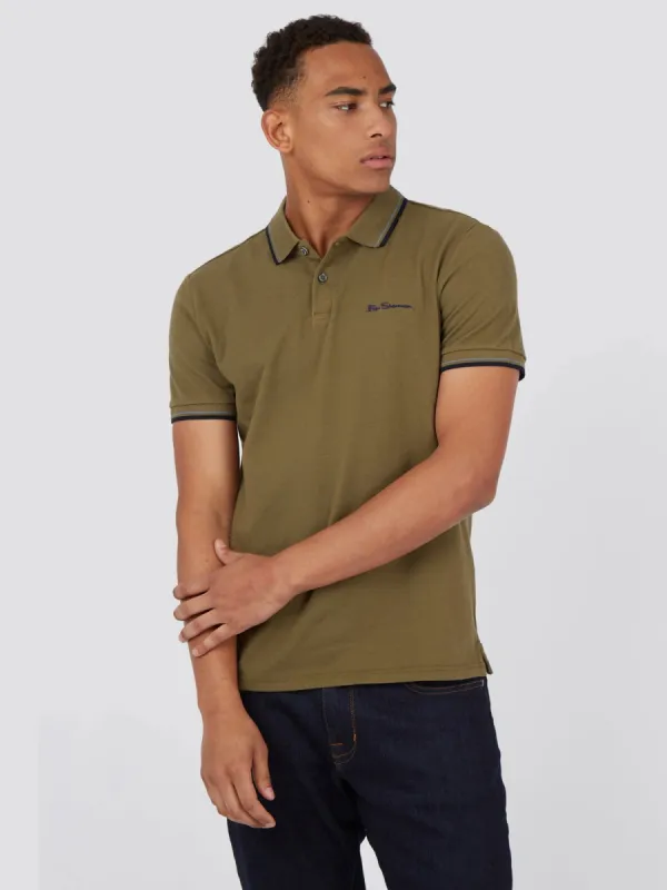 Signature Organic Cotton Polo - Hemp sold by Ben Sherman