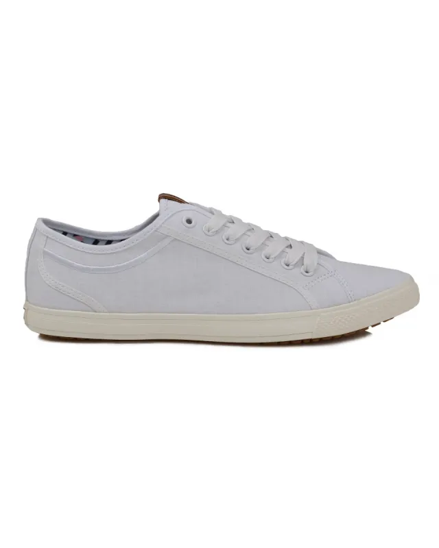 Chandler Low-Top Sneaker - White Ripstop sold by Ben Sherman