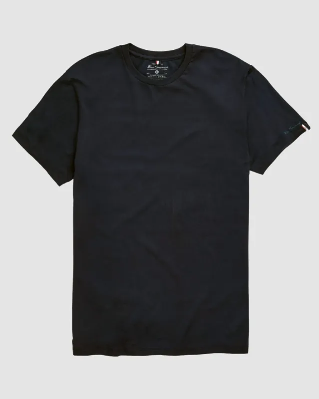 Men's Short-Sleeve Lounge Tee - Black sold by Ben Sherman