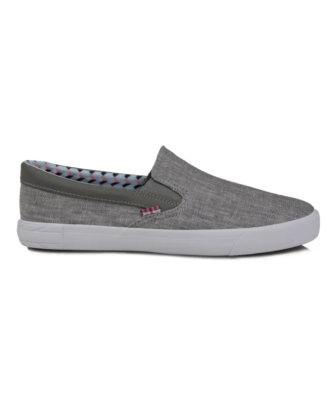 Pete Slip-On Sneaker - Grey Chambray sold by Ben Sherman