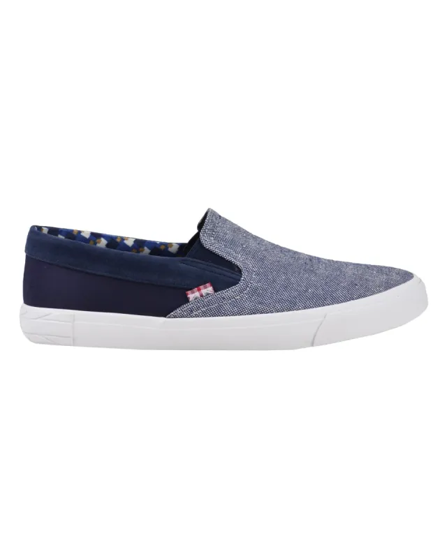 Percy Textile Slip-On Sneaker - Navy sold by Ben Sherman