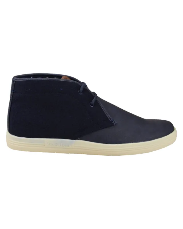 Preston Chukka Sneaker - Navy sold by Ben Sherman